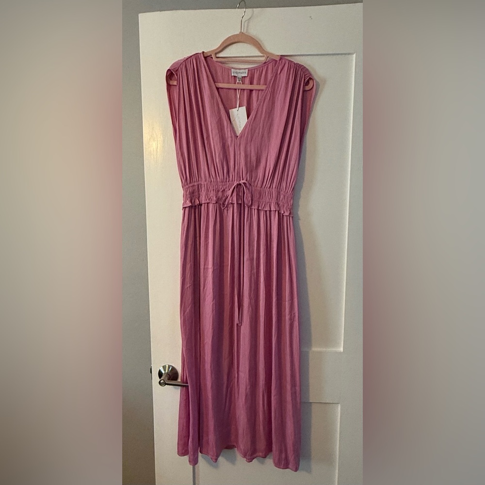 Elegant Pink Maxi Dress